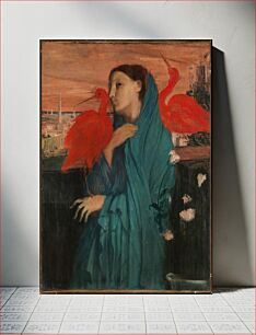 Πίνακας, Young Woman with Ibis (ca. 1860–1862) by Edgar Degas