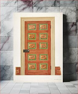 Πίνακας, Zoar Door (c. 1938) by Fritz Boehmer