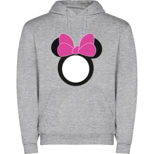 Pink Bow Disney Icon Φούτερ με κουκούλα