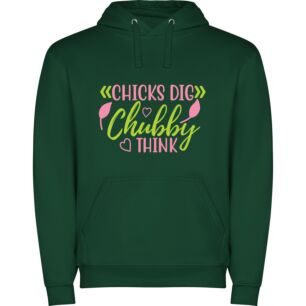 Pink Cheeky Chunky Chic Φούτερ με κουκούλα