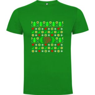 Pixelated Ugly Merry Fun Tshirt