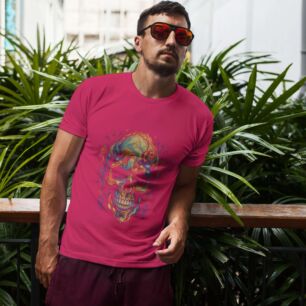 Psychedelic Skull Artwork Tshirt