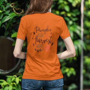 Pumpkin Kisses & Harvest Wishes Tshirt