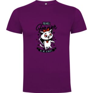 Purrfectly Bow-tiful Feline Tshirt