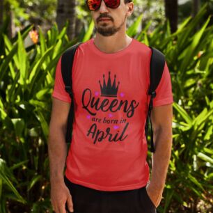 Queens Born in April Tshirt