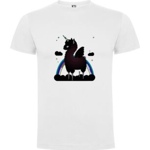 Rainbow Llama Angel Tshirt