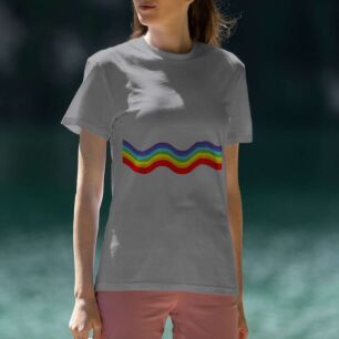 Rainbow Waves Tshirt