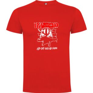 Rancid Skull Outlined Tshirt