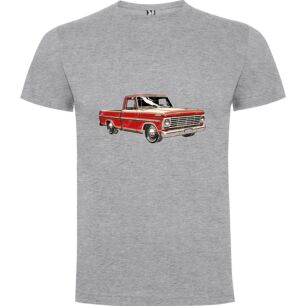 Red Retro Truck Art Tshirt