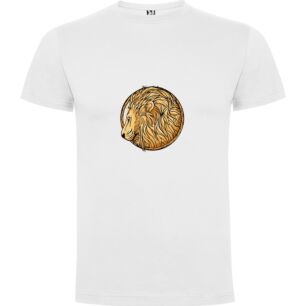 Regal Lion Mane Circle Tshirt