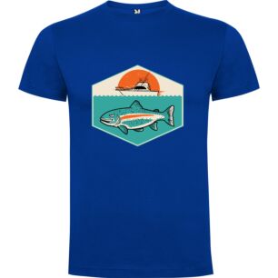 Retro Fish Vector Art Tshirt