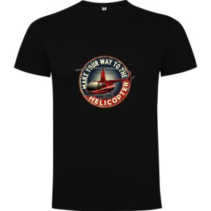 Retro Helicopter Adventure Tshirt