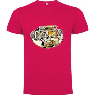 Retro Hotrod Artwork Tshirt