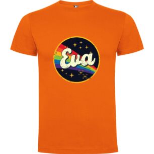 Retro Joy Circle Stars Tshirt