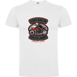 Revving Red: Retro Racer Tshirt