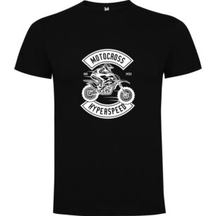 Rider in Hyperdetailed Monochrome Tshirt