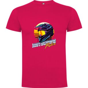 Rider Synthwave Helmet Tshirt