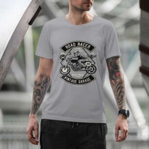 Road Racer Vintage Garage Tshirt