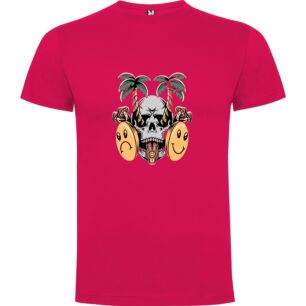 Rockin' Skulls & Palms Tshirt