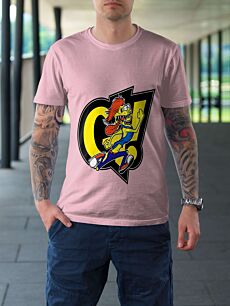 Running Cartoon Character Tshirt