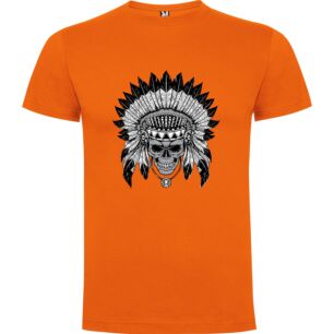 Sacred Aztec Headdress Skull Tshirt