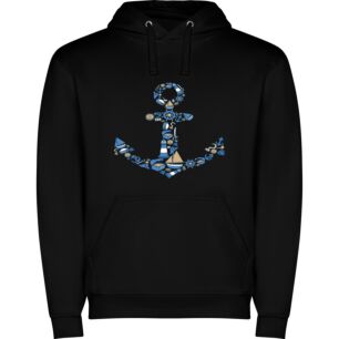 Seaside Maritime Anchor Design Φούτερ με κουκούλα