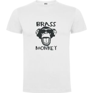 Shiny Brass Monkey Face Tshirt