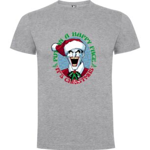 Sinister Santa's Maniacal Grin Tshirt