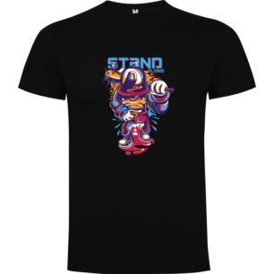 Skateboard Mascot Battle Stand Tshirt