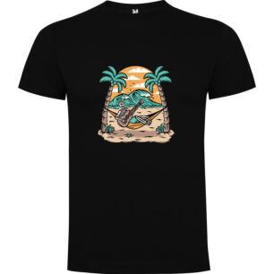 Skeletal Seaside Serenade Tshirt