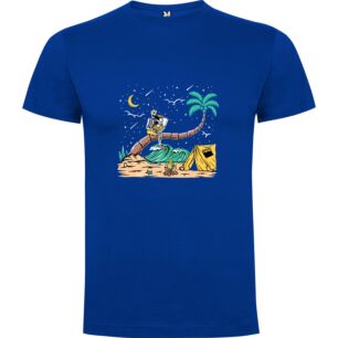 Skeletal Seaside Serenity Tshirt