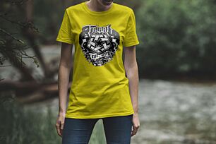 Skull and Star Emblem Tshirt