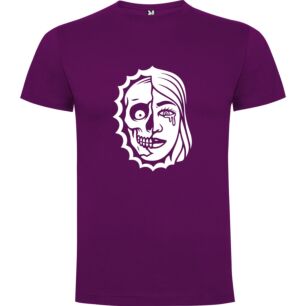 Skull-Faced Femme Fatale Tshirt