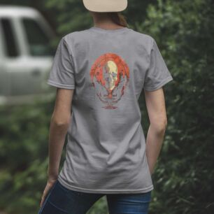 Skull in a Mysterious Forest Tshirt