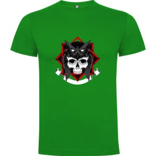 Skull Owl Phoenix Art Tshirt