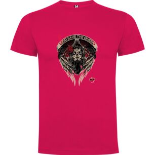 Skull-rose-wing Queen Tshirt