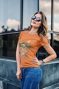 Skull with Mushrooms Tshirt