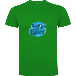 Skullcam Pro Video Illustration Tshirt