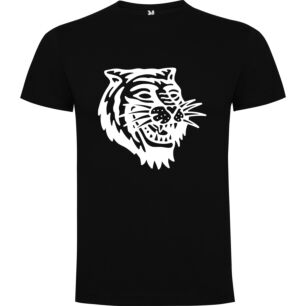 Smiling Tiger Mascot Tshirt