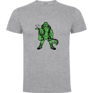 Snake Wrestler Drawing Tshirt