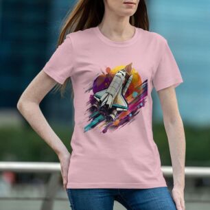 Space Shuttle Art Tshirt