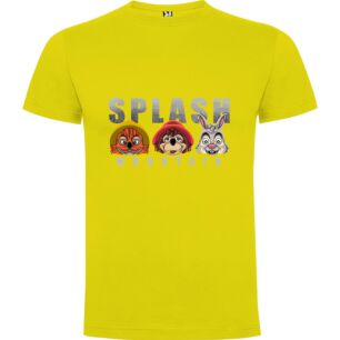 Splash-tastic Cartoon Critters Tshirt