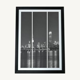 Boston Skyline Split Canvas Print