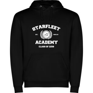 Starfleet Noir Elegance Φούτερ με κουκούλα