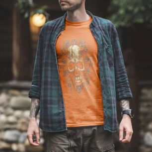 Steampunk Skull Artwork Tshirt