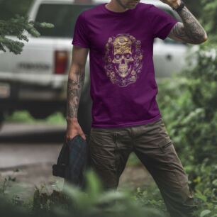 Steampunk Skull with Gears Tshirt