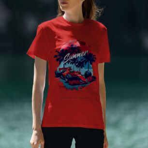 Summer Racing Art Tshirt