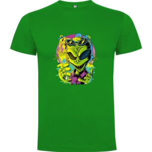 Sunglassed Space Alien Tshirt