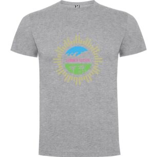 Sunny Season Poster Design Tshirt