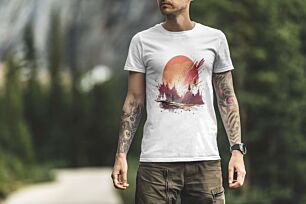 Sunset Mountain Explosion Tshirt